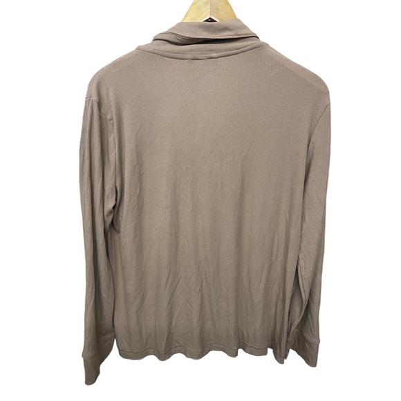 SKIMS pajama tan  button down top size large - Picture 2 of 7